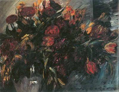 Rote und gelbe Tulpen von Lovis Corinth